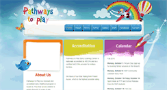 Desktop Screenshot of pathwaystoplay.org